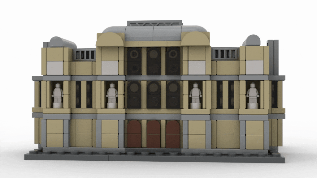 Roterende weergave van de CenEka LEGO-set